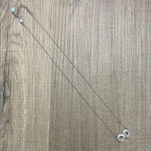 Elegant Silver Infinity Necklace